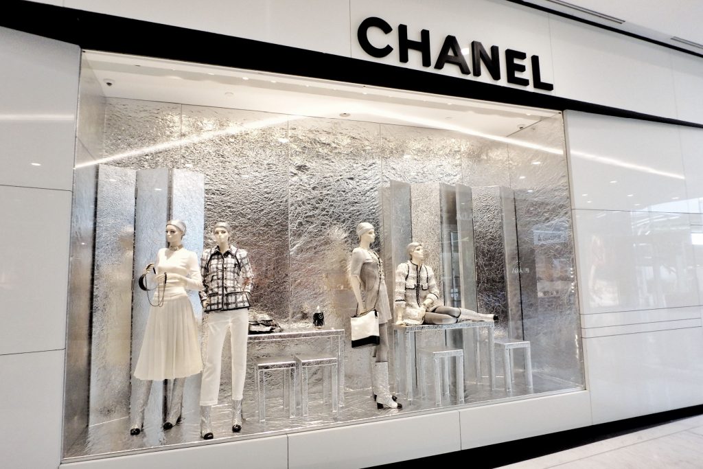 Chanel autumn winter fashion at Boutique shop at Emquartier department store Bangkok Thailand 3 November 2017